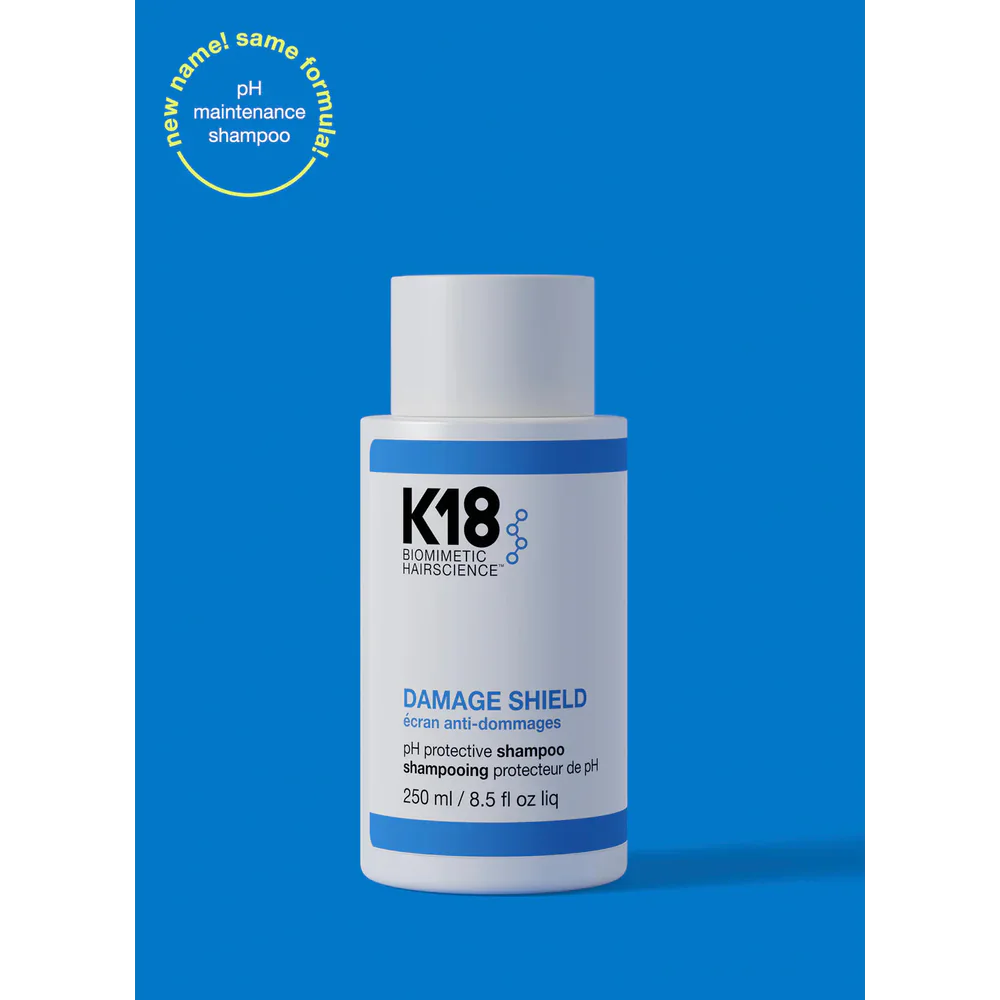 K18 DAMAGE SHIELD pH Protective Shampoo – Champú protector de pH