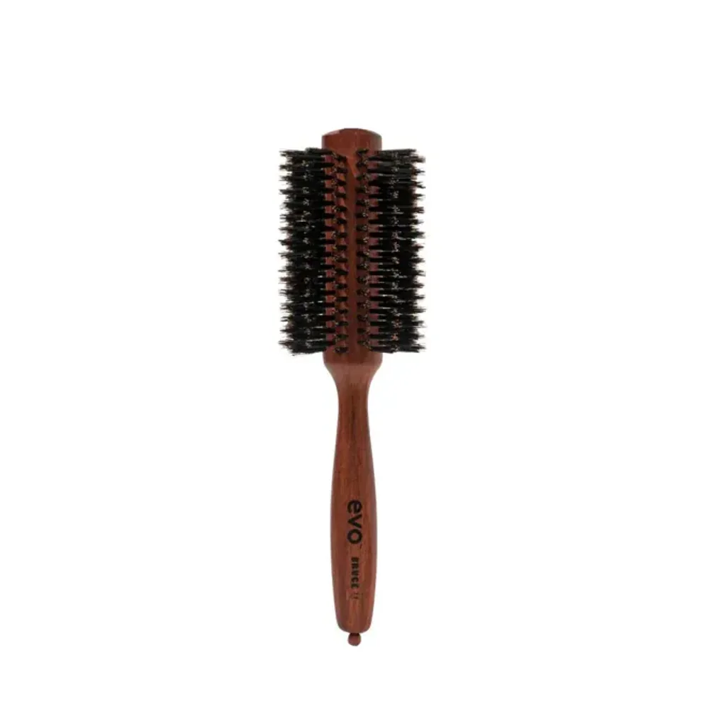 EVO Bruce 28 Natural Bristle Radial Brush – Cepillo redondo profesional