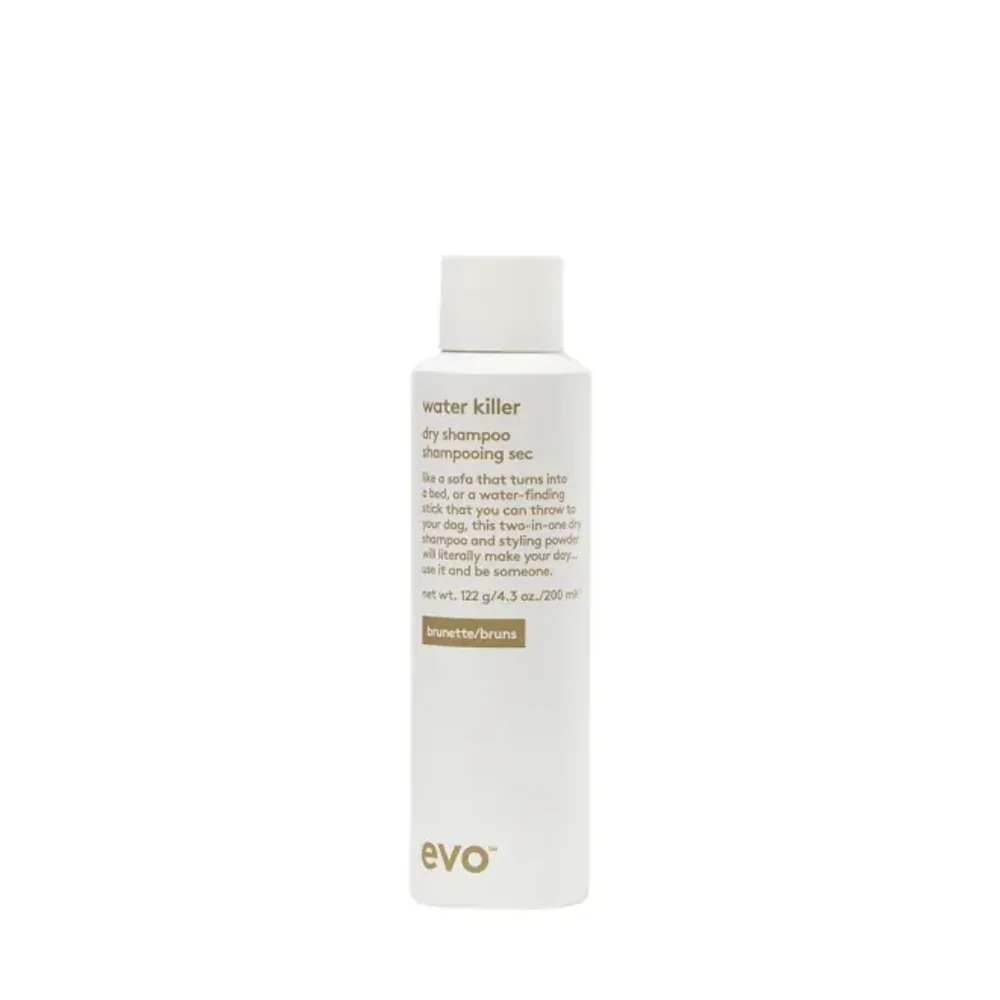 EVO Water Killer Dry Shampoo Brunette – Champú seco para cabellos morenos