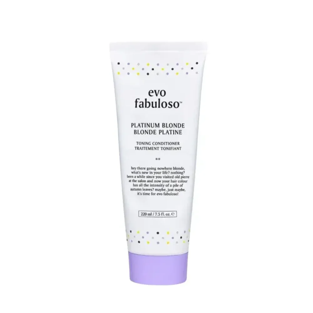 EVO Platinum Blonde Toning Conditioner – Acondicionador matizador para rubios